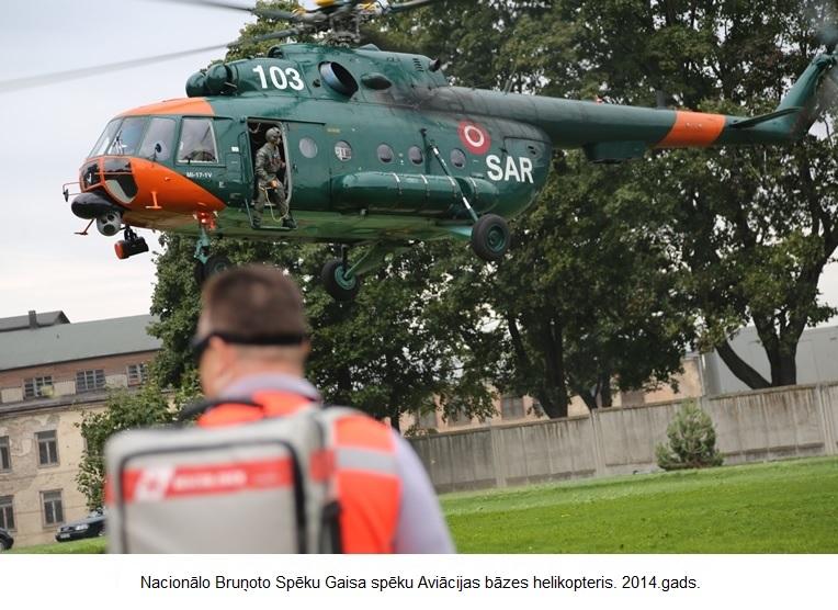 Nacionālo Bruņoto Spēku Gaisa spēku Aviācijas bāzes helikopteris